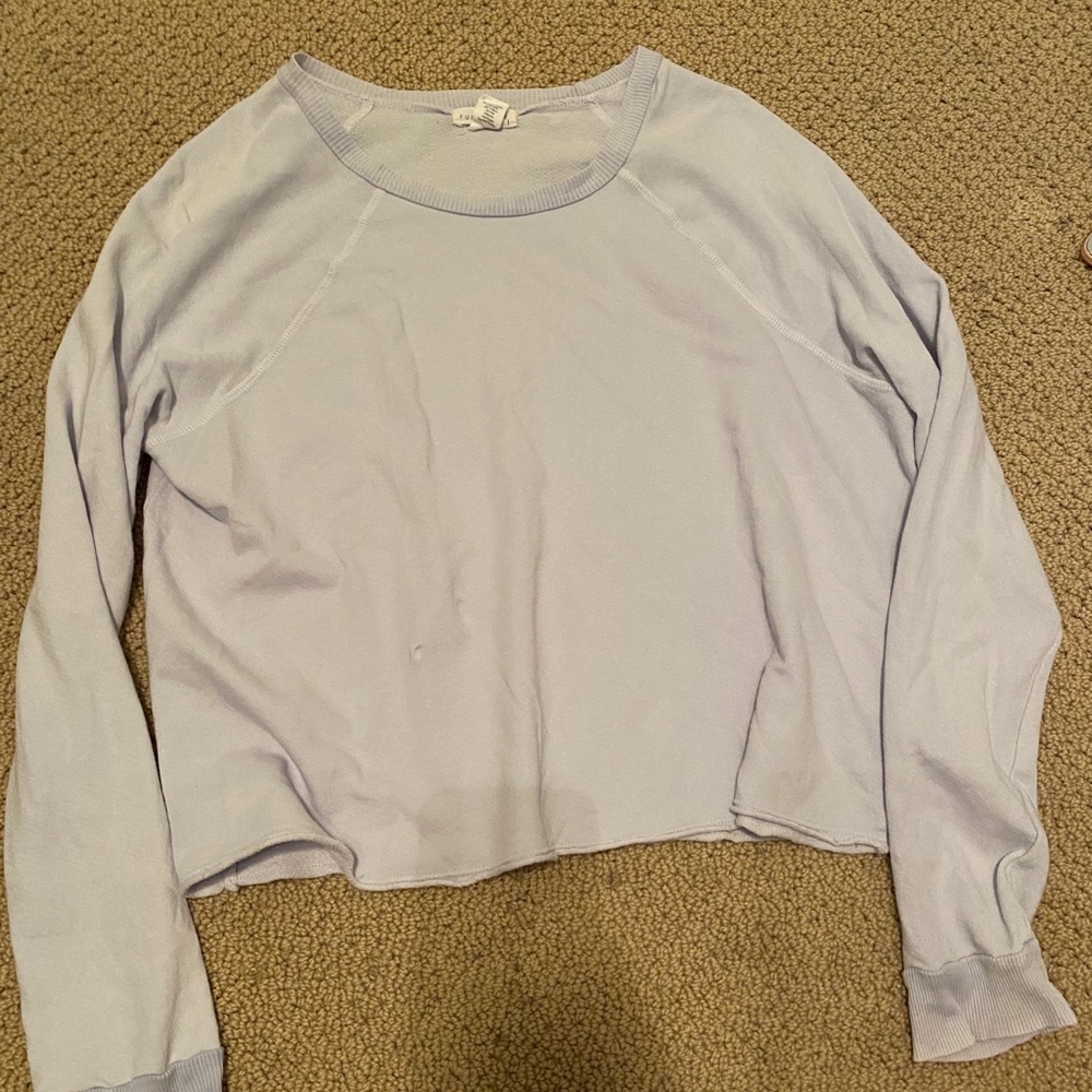 Blue crewneck sweater
